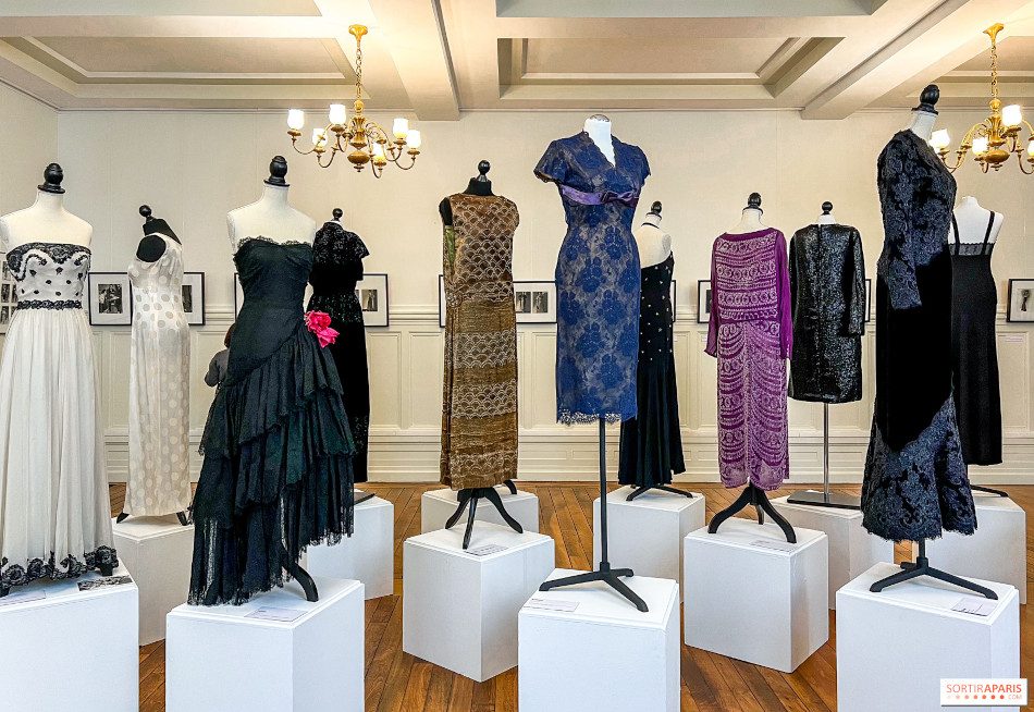 Photos des robes présentées dans l'exposition Mémoire d'une élégante